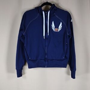 Adidas Navy Blue Sportswear Athletic Workout Outdoor Casual Full Zip Up Jacket